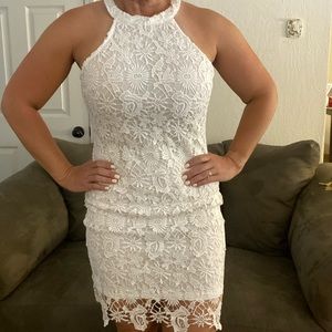 NWT white lace dress